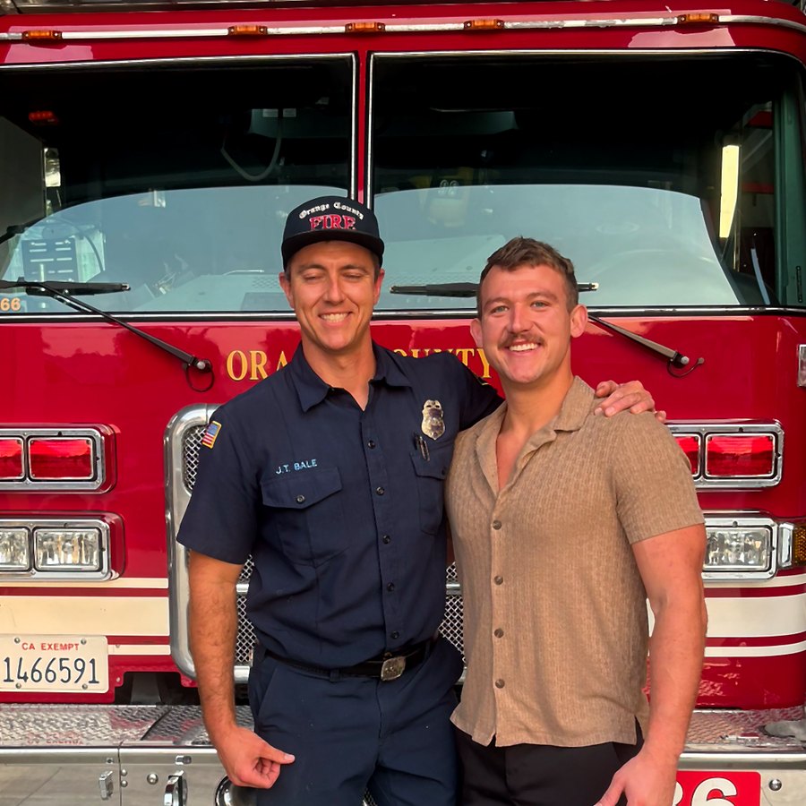 Jake with his brother
